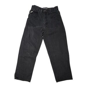 Pelle Pelle Baggy Hip Hop Denim Black Jeans 32x32.5 Casual Blokecore Vintage